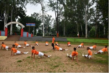Prarthana Global Sainik School Yoga